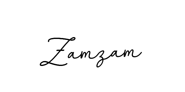 Make a beautiful signature design for name Zamzam. With this signature (BallpointsItalic-DORy9) style, you can create a handwritten signature for free. Zamzam signature style 11 images and pictures png