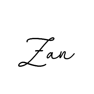 It looks lik you need a new signature style for name Zan. Design unique handwritten (BallpointsItalic-DORy9) signature with our free signature maker in just a few clicks. Zan signature style 11 images and pictures png