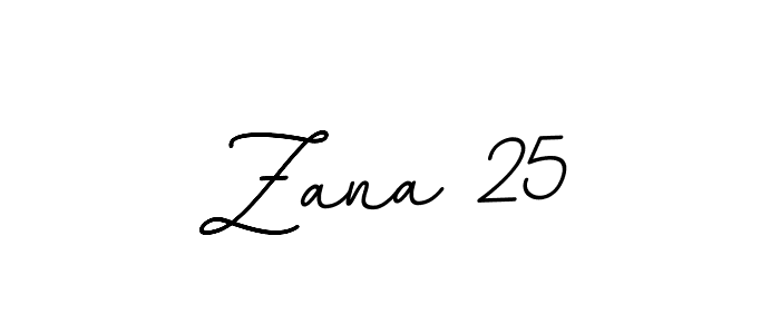 Design your own signature with our free online signature maker. With this signature software, you can create a handwritten (BallpointsItalic-DORy9) signature for name Zana 25. Zana 25 signature style 11 images and pictures png