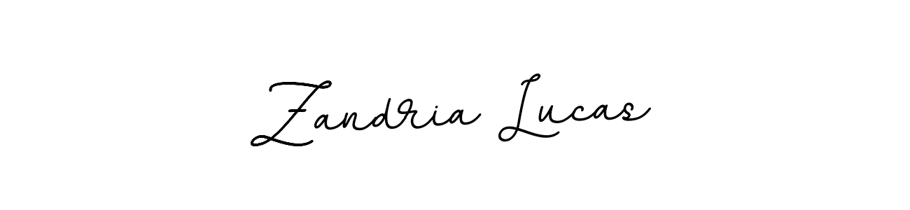 Zandria Lucas stylish signature style. Best Handwritten Sign (BallpointsItalic-DORy9) for my name. Handwritten Signature Collection Ideas for my name Zandria Lucas. Zandria Lucas signature style 11 images and pictures png