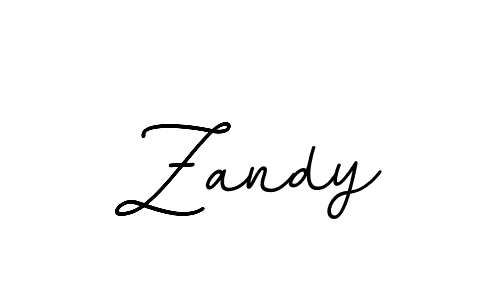 You should practise on your own different ways (BallpointsItalic-DORy9) to write your name (Zandy) in signature. don't let someone else do it for you. Zandy signature style 11 images and pictures png