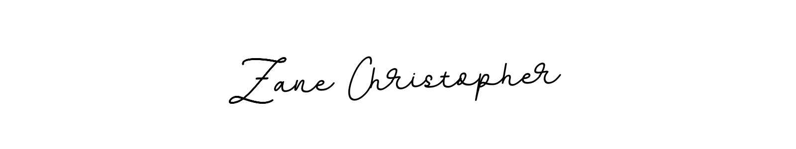 How to make Zane Christopher name signature. Use BallpointsItalic-DORy9 style for creating short signs online. This is the latest handwritten sign. Zane Christopher signature style 11 images and pictures png