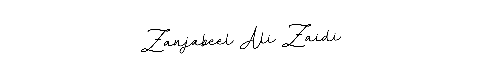 How to make Zanjabeel Ali Zaidi signature? BallpointsItalic-DORy9 is a professional autograph style. Create handwritten signature for Zanjabeel Ali Zaidi name. Zanjabeel Ali Zaidi signature style 11 images and pictures png
