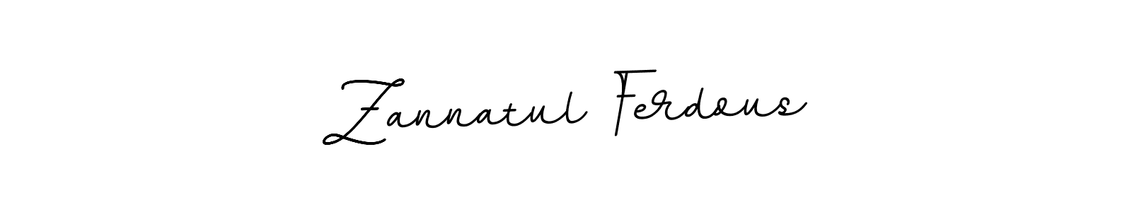 Zannatul Ferdous stylish signature style. Best Handwritten Sign (BallpointsItalic-DORy9) for my name. Handwritten Signature Collection Ideas for my name Zannatul Ferdous. Zannatul Ferdous signature style 11 images and pictures png