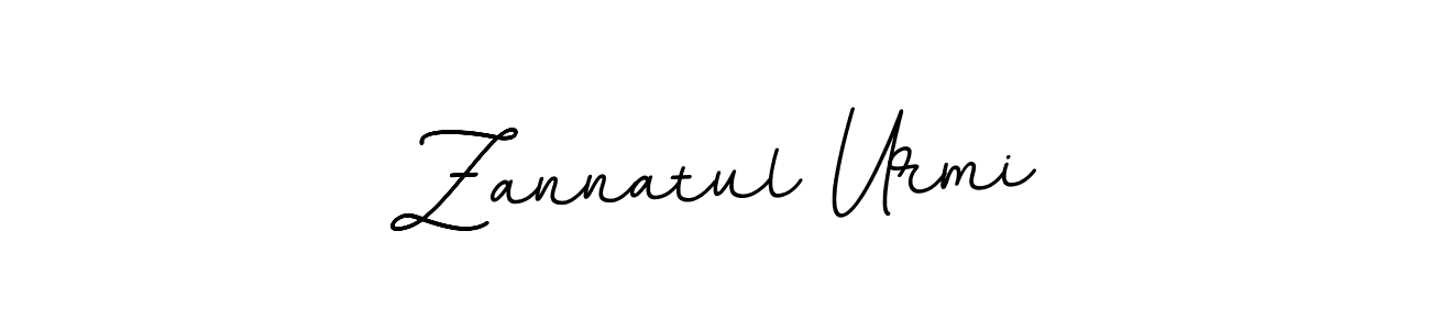 Design your own signature with our free online signature maker. With this signature software, you can create a handwritten (BallpointsItalic-DORy9) signature for name Zannatul Urmi. Zannatul Urmi signature style 11 images and pictures png