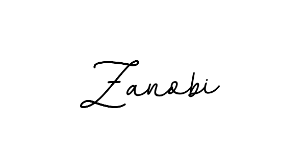 Create a beautiful signature design for name Zanobi. With this signature (BallpointsItalic-DORy9) fonts, you can make a handwritten signature for free. Zanobi signature style 11 images and pictures png