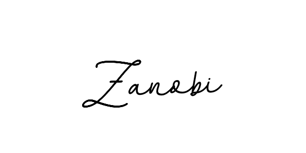 Create a beautiful signature design for name Zanobi. With this signature (BallpointsItalic-DORy9) fonts, you can make a handwritten signature for free. Zanobi signature style 11 images and pictures png