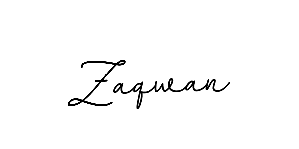 Design your own signature with our free online signature maker. With this signature software, you can create a handwritten (BallpointsItalic-DORy9) signature for name Zaqwan. Zaqwan signature style 11 images and pictures png