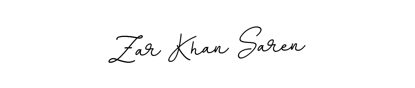 The best way (BallpointsItalic-DORy9) to make a short signature is to pick only two or three words in your name. The name Zar Khan Saren include a total of six letters. For converting this name. Zar Khan Saren signature style 11 images and pictures png