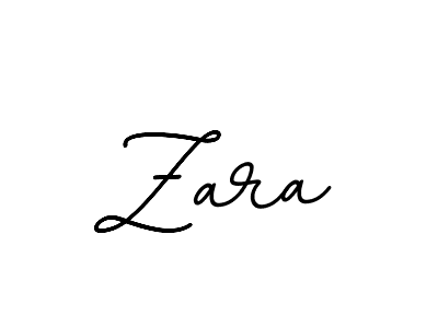 How to make Zara name signature. Use BallpointsItalic-DORy9 style for creating short signs online. This is the latest handwritten sign. Zara signature style 11 images and pictures png