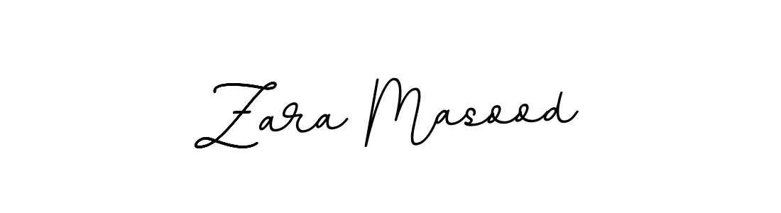 Use a signature maker to create a handwritten signature online. With this signature software, you can design (BallpointsItalic-DORy9) your own signature for name Zara Masood. Zara Masood signature style 11 images and pictures png