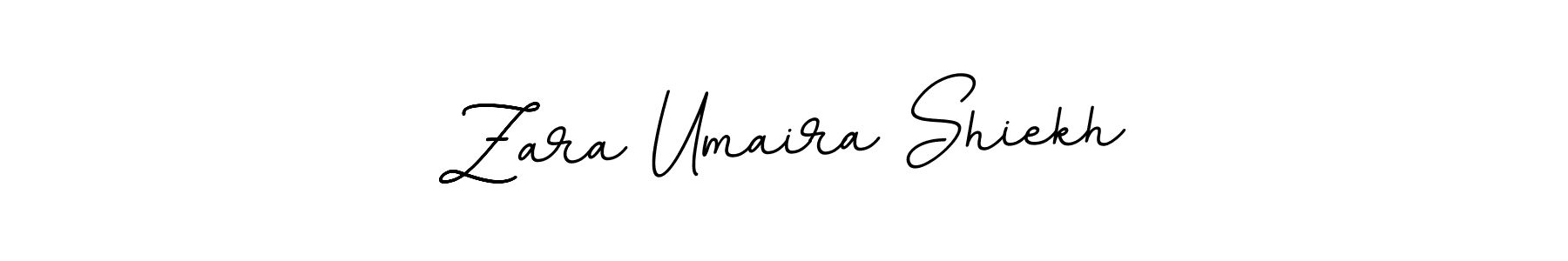 It looks lik you need a new signature style for name Zara Umaira Shiekh. Design unique handwritten (BallpointsItalic-DORy9) signature with our free signature maker in just a few clicks. Zara Umaira Shiekh signature style 11 images and pictures png