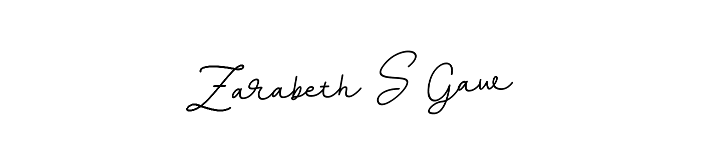 Zarabeth S Gaw stylish signature style. Best Handwritten Sign (BallpointsItalic-DORy9) for my name. Handwritten Signature Collection Ideas for my name Zarabeth S Gaw. Zarabeth S Gaw signature style 11 images and pictures png