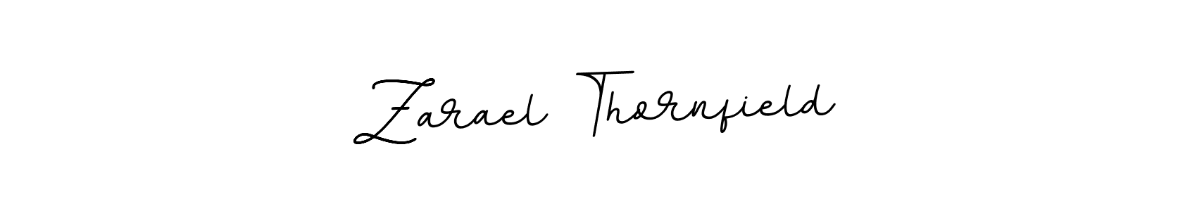 Use a signature maker to create a handwritten signature online. With this signature software, you can design (BallpointsItalic-DORy9) your own signature for name Zarael Thornfield. Zarael Thornfield signature style 11 images and pictures png