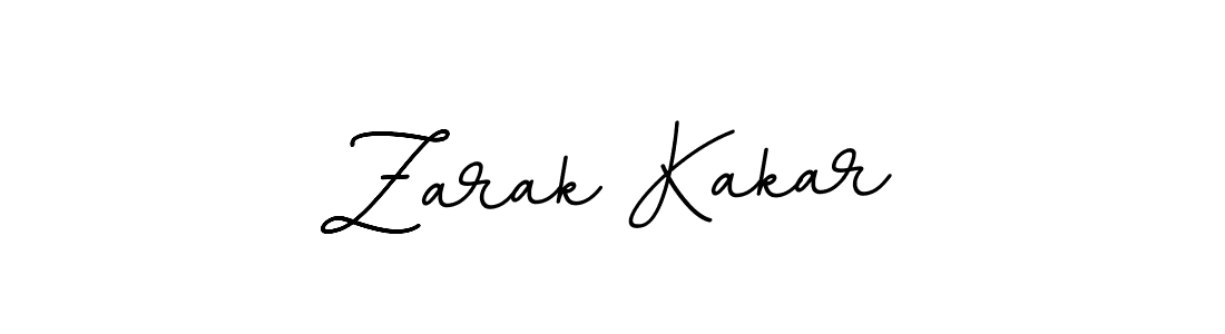 Make a beautiful signature design for name Zarak Kakar. With this signature (BallpointsItalic-DORy9) style, you can create a handwritten signature for free. Zarak Kakar signature style 11 images and pictures png