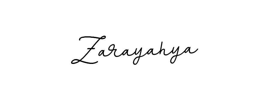 Zarayahya stylish signature style. Best Handwritten Sign (BallpointsItalic-DORy9) for my name. Handwritten Signature Collection Ideas for my name Zarayahya. Zarayahya signature style 11 images and pictures png