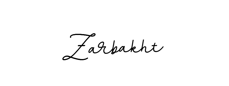 Also You can easily find your signature by using the search form. We will create Zarbakht name handwritten signature images for you free of cost using BallpointsItalic-DORy9 sign style. Zarbakht signature style 11 images and pictures png