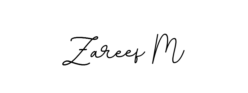 Make a beautiful signature design for name Zareef M. Use this online signature maker to create a handwritten signature for free. Zareef M signature style 11 images and pictures png