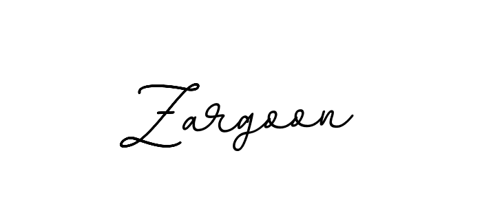 Create a beautiful signature design for name Zargoon. With this signature (BallpointsItalic-DORy9) fonts, you can make a handwritten signature for free. Zargoon signature style 11 images and pictures png