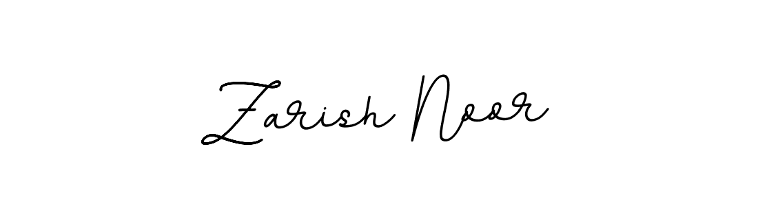 Use a signature maker to create a handwritten signature online. With this signature software, you can design (BallpointsItalic-DORy9) your own signature for name Zarish Noor. Zarish Noor signature style 11 images and pictures png