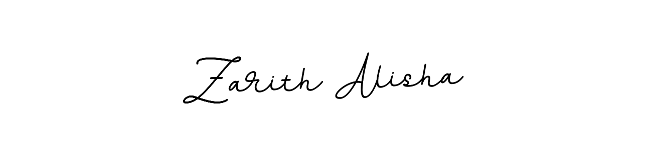 Design your own signature with our free online signature maker. With this signature software, you can create a handwritten (BallpointsItalic-DORy9) signature for name Zarith Alisha. Zarith Alisha signature style 11 images and pictures png