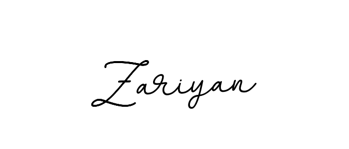 You should practise on your own different ways (BallpointsItalic-DORy9) to write your name (Zariyan) in signature. don't let someone else do it for you. Zariyan signature style 11 images and pictures png