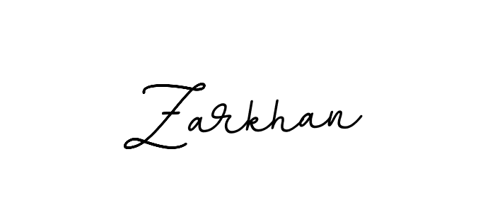 Zarkhan stylish signature style. Best Handwritten Sign (BallpointsItalic-DORy9) for my name. Handwritten Signature Collection Ideas for my name Zarkhan. Zarkhan signature style 11 images and pictures png