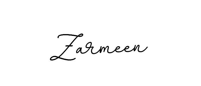 if you are searching for the best signature style for your name Zarmeen. so please give up your signature search. here we have designed multiple signature styles  using BallpointsItalic-DORy9. Zarmeen signature style 11 images and pictures png