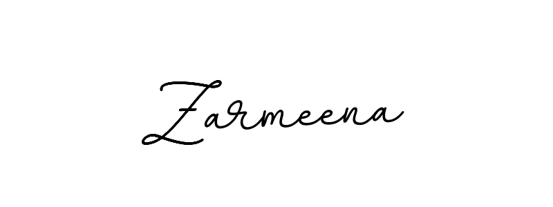 if you are searching for the best signature style for your name Zarmeena. so please give up your signature search. here we have designed multiple signature styles  using BallpointsItalic-DORy9. Zarmeena signature style 11 images and pictures png