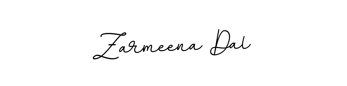 Also we have Zarmeena Dal name is the best signature style. Create professional handwritten signature collection using BallpointsItalic-DORy9 autograph style. Zarmeena Dal signature style 11 images and pictures png