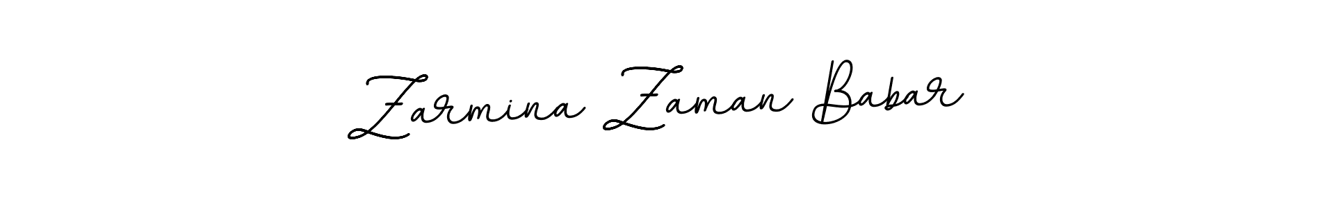 You should practise on your own different ways (BallpointsItalic-DORy9) to write your name (Zarmina Zaman Babar) in signature. don't let someone else do it for you. Zarmina Zaman Babar signature style 11 images and pictures png