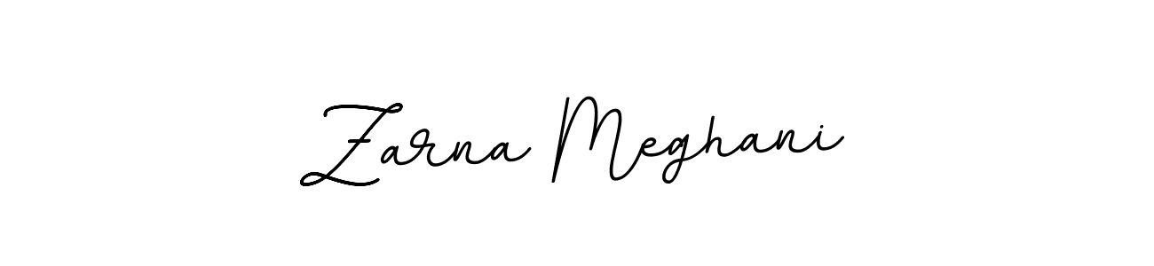 Use a signature maker to create a handwritten signature online. With this signature software, you can design (BallpointsItalic-DORy9) your own signature for name Zarna Meghani. Zarna Meghani signature style 11 images and pictures png