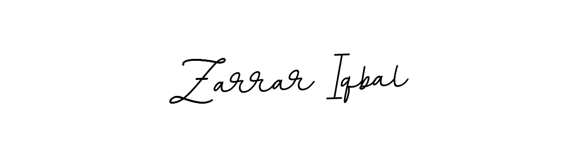 Design your own signature with our free online signature maker. With this signature software, you can create a handwritten (BallpointsItalic-DORy9) signature for name Zarrar Iqbal. Zarrar Iqbal signature style 11 images and pictures png