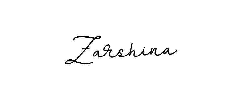 Use a signature maker to create a handwritten signature online. With this signature software, you can design (BallpointsItalic-DORy9) your own signature for name Zarshina. Zarshina signature style 11 images and pictures png