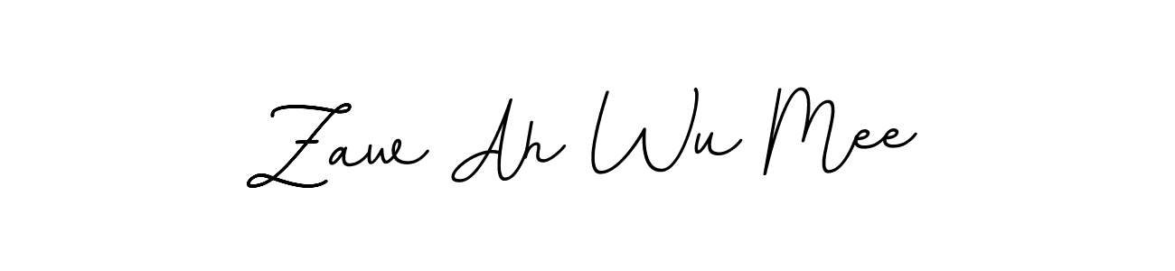The best way (BallpointsItalic-DORy9) to make a short signature is to pick only two or three words in your name. The name Zaw Ah Wu Mee include a total of six letters. For converting this name. Zaw Ah Wu Mee signature style 11 images and pictures png