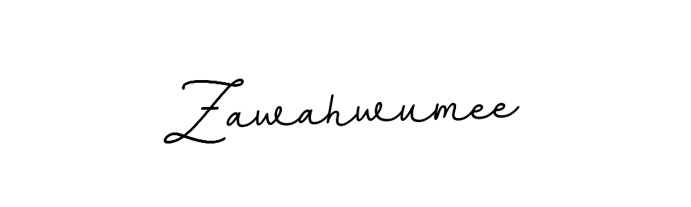 if you are searching for the best signature style for your name Zawahwumee. so please give up your signature search. here we have designed multiple signature styles  using BallpointsItalic-DORy9. Zawahwumee signature style 11 images and pictures png