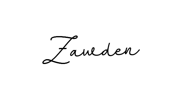Design your own signature with our free online signature maker. With this signature software, you can create a handwritten (BallpointsItalic-DORy9) signature for name Zawden. Zawden signature style 11 images and pictures png