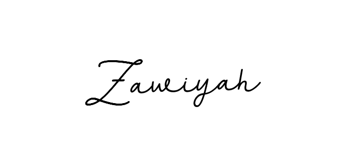 Zawiyah stylish signature style. Best Handwritten Sign (BallpointsItalic-DORy9) for my name. Handwritten Signature Collection Ideas for my name Zawiyah. Zawiyah signature style 11 images and pictures png
