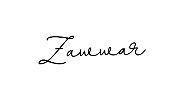 Zawwar stylish signature style. Best Handwritten Sign (BallpointsItalic-DORy9) for my name. Handwritten Signature Collection Ideas for my name Zawwar. Zawwar signature style 11 images and pictures png