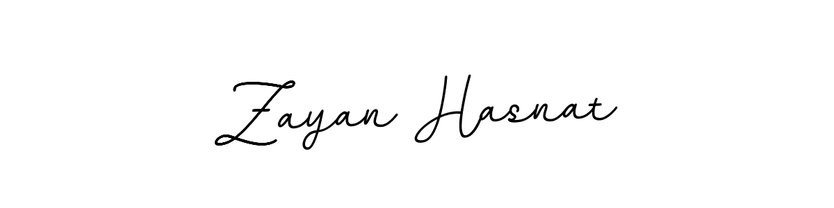 Make a beautiful signature design for name Zayan Hasnat. With this signature (BallpointsItalic-DORy9) style, you can create a handwritten signature for free. Zayan Hasnat signature style 11 images and pictures png