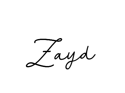 Design your own signature with our free online signature maker. With this signature software, you can create a handwritten (BallpointsItalic-DORy9) signature for name Zayd. Zayd signature style 11 images and pictures png