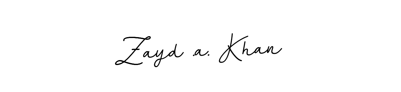 Also You can easily find your signature by using the search form. We will create Zayd .a. Khan name handwritten signature images for you free of cost using BallpointsItalic-DORy9 sign style. Zayd .a. Khan signature style 11 images and pictures png