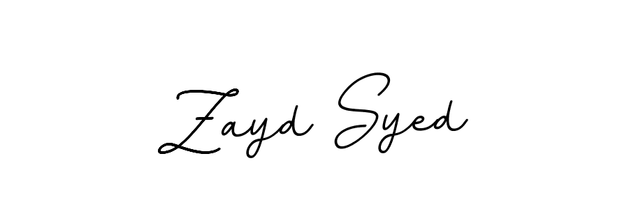 Zayd Syed stylish signature style. Best Handwritten Sign (BallpointsItalic-DORy9) for my name. Handwritten Signature Collection Ideas for my name Zayd Syed. Zayd Syed signature style 11 images and pictures png