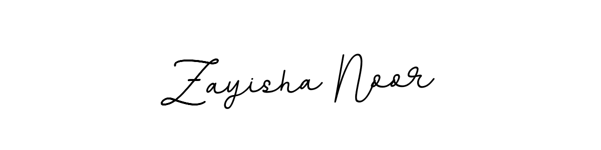 if you are searching for the best signature style for your name Zayisha Noor. so please give up your signature search. here we have designed multiple signature styles  using BallpointsItalic-DORy9. Zayisha Noor signature style 11 images and pictures png