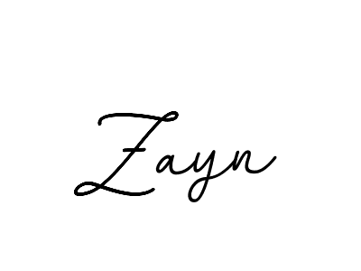 Use a signature maker to create a handwritten signature online. With this signature software, you can design (BallpointsItalic-DORy9) your own signature for name Zayn. Zayn signature style 11 images and pictures png