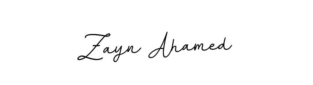 You should practise on your own different ways (BallpointsItalic-DORy9) to write your name (Zayn Ahamed) in signature. don't let someone else do it for you. Zayn Ahamed signature style 11 images and pictures png