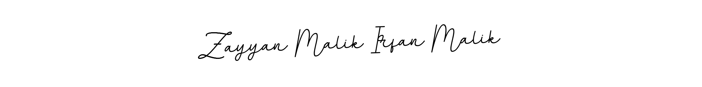 Zayyan Malik Irfan Malik stylish signature style. Best Handwritten Sign (BallpointsItalic-DORy9) for my name. Handwritten Signature Collection Ideas for my name Zayyan Malik Irfan Malik. Zayyan Malik Irfan Malik signature style 11 images and pictures png