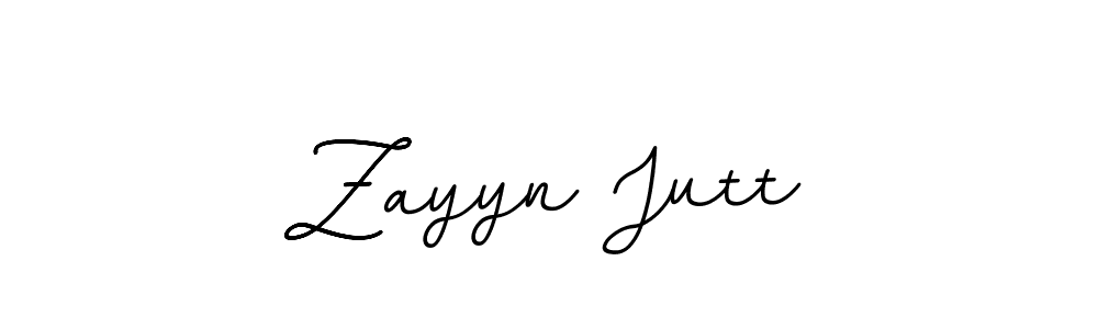 How to make Zayyn Jutt name signature. Use BallpointsItalic-DORy9 style for creating short signs online. This is the latest handwritten sign. Zayyn Jutt signature style 11 images and pictures png