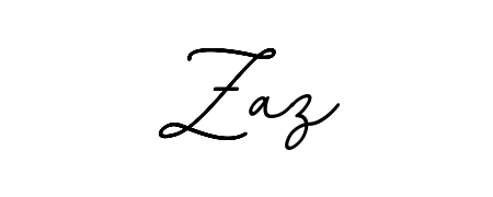 Also You can easily find your signature by using the search form. We will create Zaz name handwritten signature images for you free of cost using BallpointsItalic-DORy9 sign style. Zaz signature style 11 images and pictures png