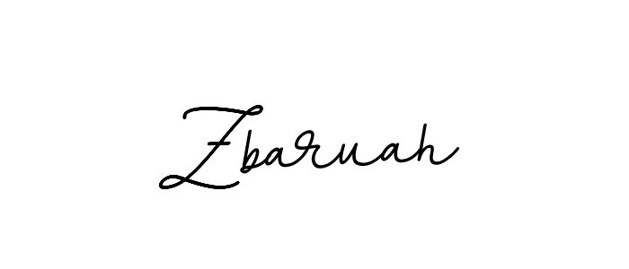 Create a beautiful signature design for name Zbaruah. With this signature (BallpointsItalic-DORy9) fonts, you can make a handwritten signature for free. Zbaruah signature style 11 images and pictures png